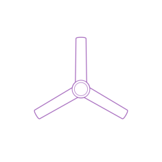 Fixtures Ceiling Fans Ikea Molnighet 3 Blade Ceiling Fan Outline Svg Vector, Free Vectors File